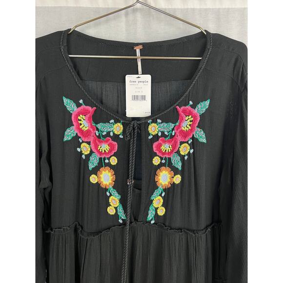 NWT Free People Dress Spell On You Mini Embroidered Peasant Boho Flowy Sundress - Picture 4 of 8